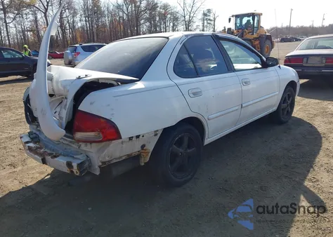 2002 Nissan Sentra Gxe z USA, uszkodzony, nr VIN 3N1CB51D02L679640